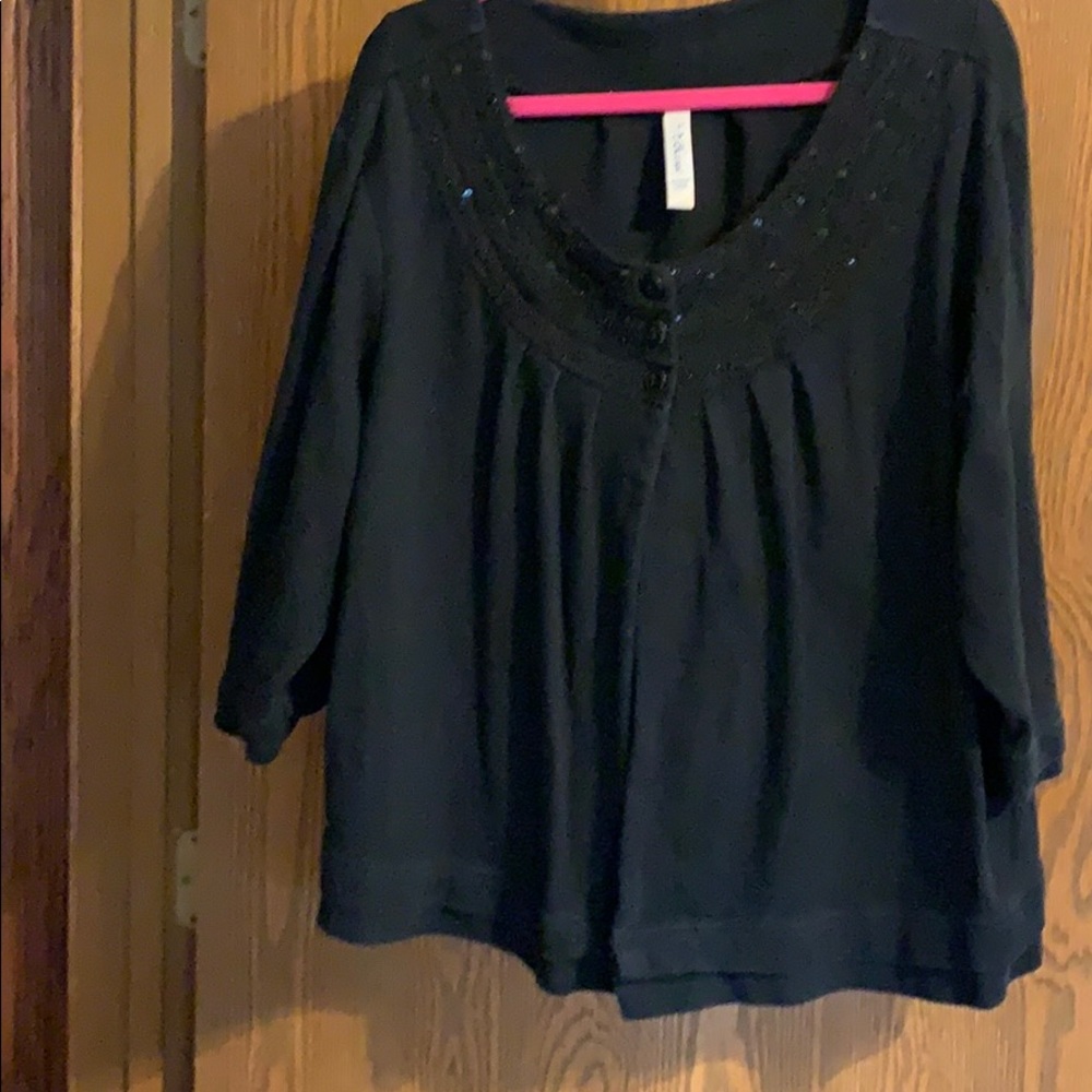 Black shrug/cover up